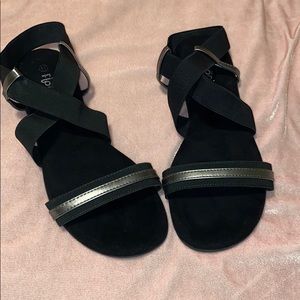Open toed sandal-worn once